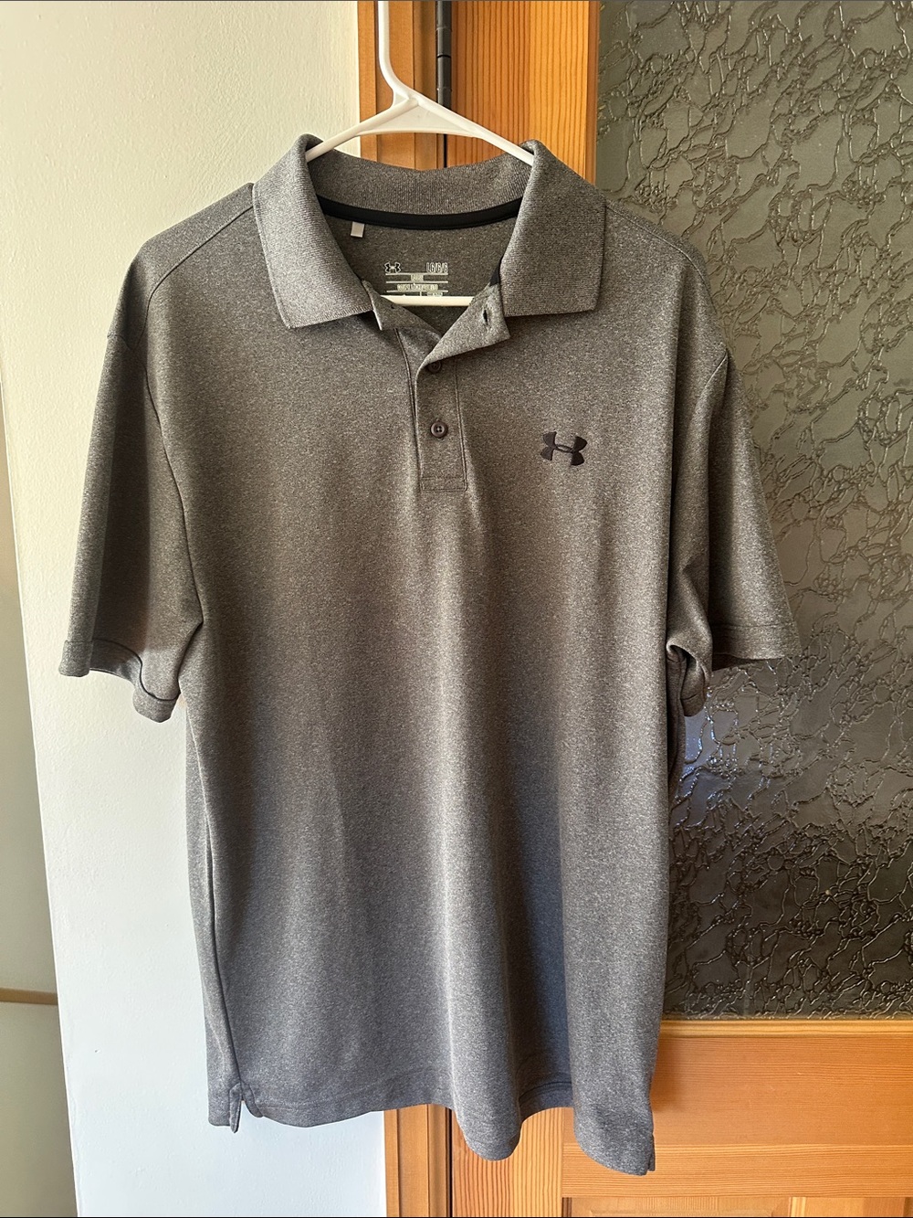 Under Armour Men's Charcoal Heather Polo Shirt